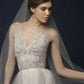 Ivory-smoky wedding dress/ Almina