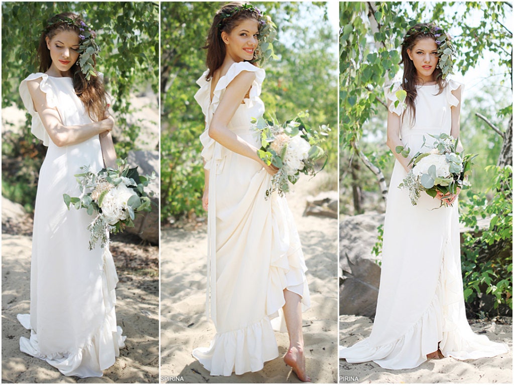 Beach wedding dress/ Amelie