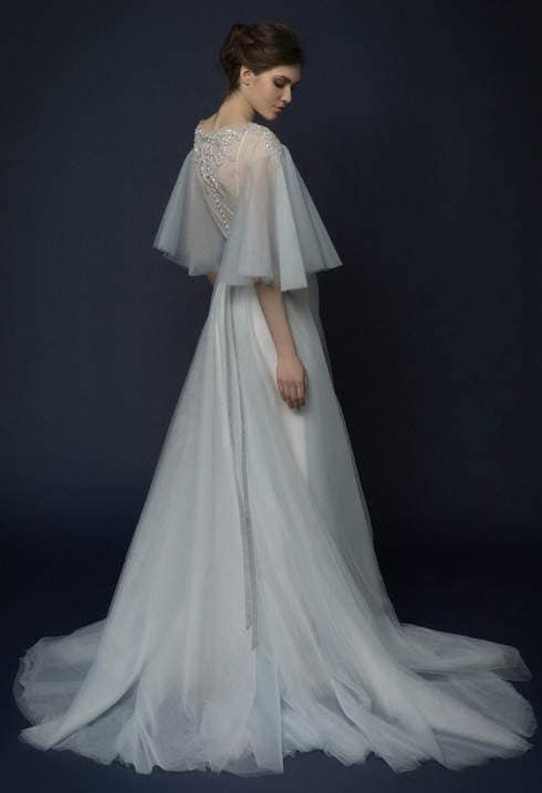 Blue wedding dress/ Sinina