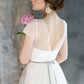 a line wedding dress/ FLOREANA