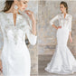 Mermaid wedding dress, luxury embroidery /DIODORA