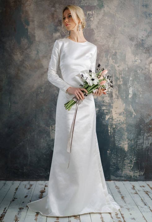 long sleeve wedding dress / ALITA
