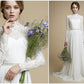 Long sleeve lace wedding dress / NESSA
