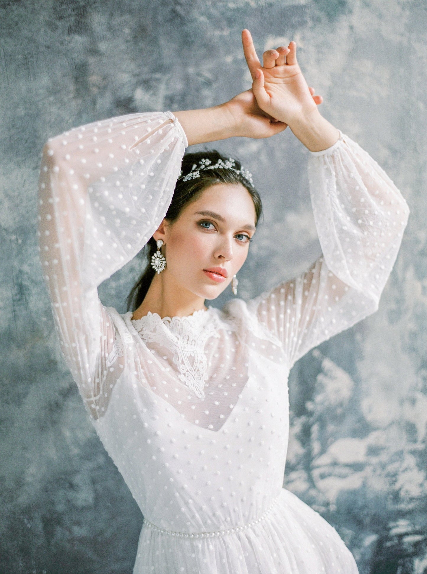 Boho lace wedding dress/ Sofia