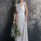 Wedding dress boho, bohemian, rustic, mexican, lace wedding dress, boho wedding dress, simple wedding dress/ Sonia