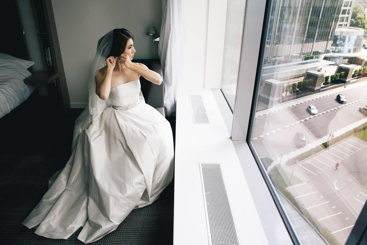 Silk wedding dress/ Filona