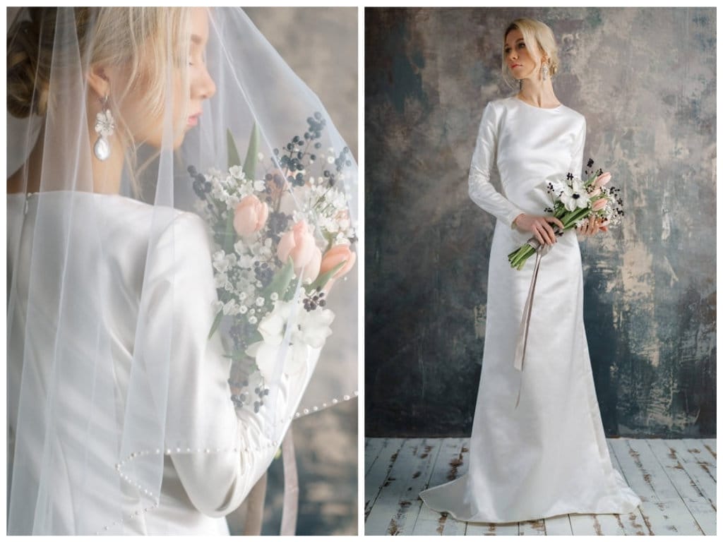 long sleeve wedding dress / ALITA