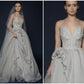 gray wedding dress/ UKONA