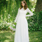 Wedding dress  lace, long  sleeves/ Inna