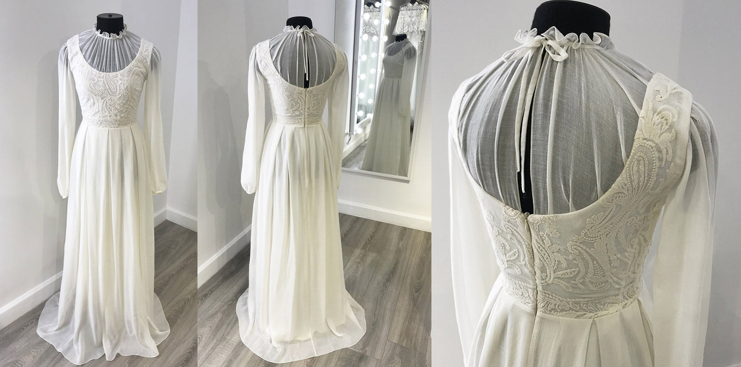 Tolkien wedding dress, lord of the ring gown