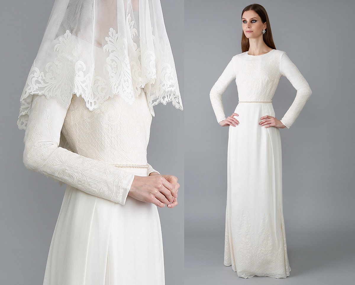 Modest wedding dress/Valensia
