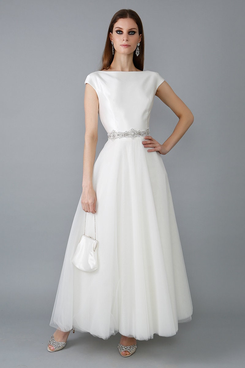 Tea length wedding dress/Aliri
