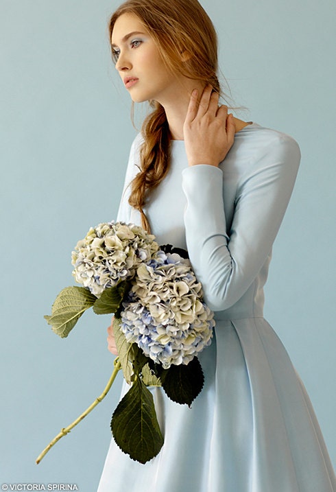 Blue wedding dress/ Lorem